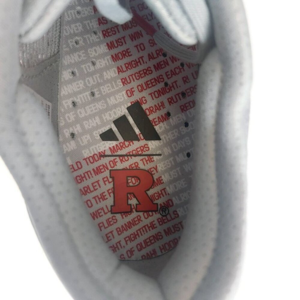 Adidas Adizero SL2 Mens Size 10 Rutgers Scarlet Knights Running Shoes Stone Gray - Picture 3 of 12